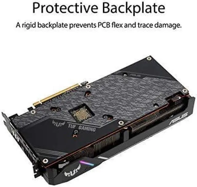 Alt view image 3 of 7 - ASUS TUF Gaming 3 AMD Radeon RX 5600XT OC Edition Gaming Graphics Card (PCIEe 4.0, 6GB, GDDR6, HDMI, DisplayPort, 1080p Gaming, Axial-tech Fan Design, 2.7-Slot Design (TUF-3-RX5600XT-O6G-EVO-GAMING)