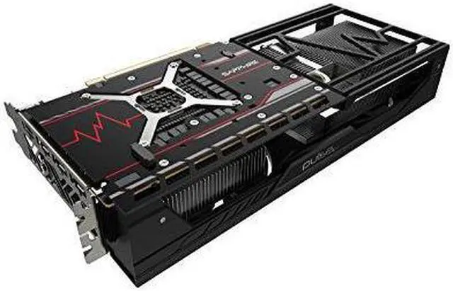 Alt view image 3 of 7 - Sapphire Technology Technology Radeon 11276-02-40G Pulse RX Vega 56 8GB HBM2 HDMI/ Triple DP (UEFI) PCI-E Graphics Card