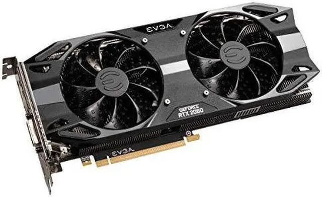 Alt view image 6 of 7 - EVGA GeForce RTX 2060 XC Ultra Black Gaming, 06G-P4-2163-KR, 6GB GDDR6, Dual HDB Fans