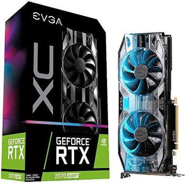 Main image of EVGA GeForce RTX 2070 Super XC Gaming, 8GB GDDR6, Dual HDB Fans, RGB LED, Metal Backplate, 08G-P4-3172-KR