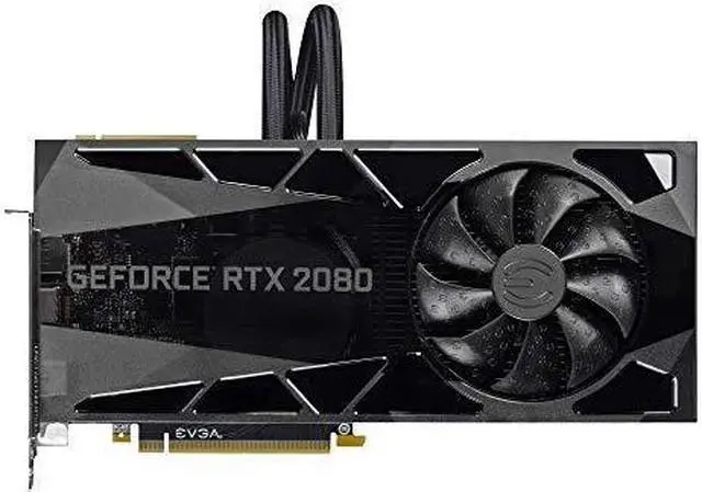 Alt view image 6 of 7 - EVGA GeForce RTX 2080 FTW3 Ultra Hybrid Gaming, 8GB GDDR6, RGB LED & iCX2 Technology - 9 Thermal Sensors Graphics Card 08G-P4-2284-KR