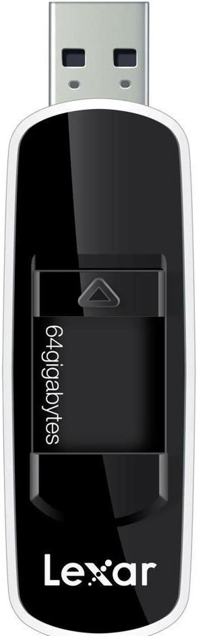 Alt view image 2 of 6 - Lexar USB JumpDrive 64GB S70 USB Flash Drive LJDS70-64GB BLACK/WHITE 000-122