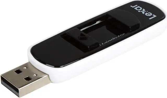 Alt view image 3 of 6 - Lexar USB JumpDrive 64GB S70 USB Flash Drive LJDS70-64GB BLACK/WHITE 000-122