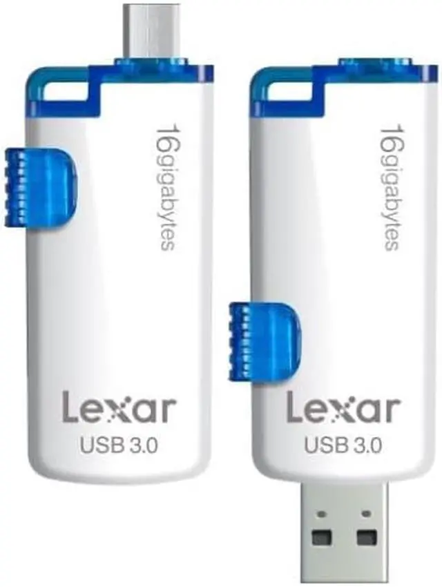 Main image of Lexar JumpDrive M20 64GB USB Flash Drive Model LJDM20-64G-700-101 Deul COMPUTER MOBILE  USB 3.0 ...