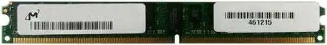 Alt view image 2 of 2 - MT18HVF25672PY-80EG1 Micron 2GB PC2-6400 DDR2-800MHz ECC Registered CL5 240-Pin DIMM Very Low Profile (VLP) Single Rank Memory Module