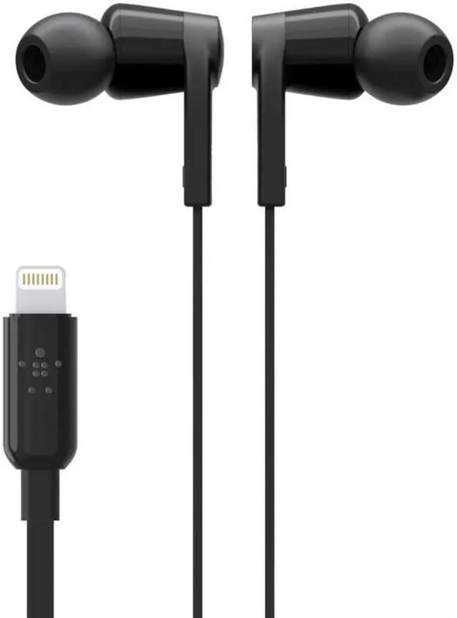 Alt view image 4 of 12 - Belkin Rockstar Headphones With Lightning Connector