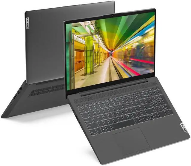Alt view image 5 of 6 - 2021 Lenovo IdeaPad 5 15.6" FHD IPS Touchscreen Premium Laptop, 11th Gen Intel 4-Core i7-1165G7 upto 4.7GHz, 8GB RAM, 512GB PCIe SSD, Backlit Keyboard, Fingerprint Reader, Windows 10 Home, Gray