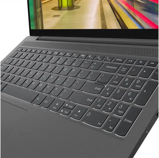 Alt view image 4 of 6 - 2021 Lenovo IdeaPad 5 15.6" FHD IPS Touchscreen Premium Laptop, 11th Gen Intel 4-Core i7-1165G7 upto 4.7GHz, 8GB RAM, 512GB PCIe SSD, Backlit Keyboard, Fingerprint Reader, Windows 10 Home, Gray
