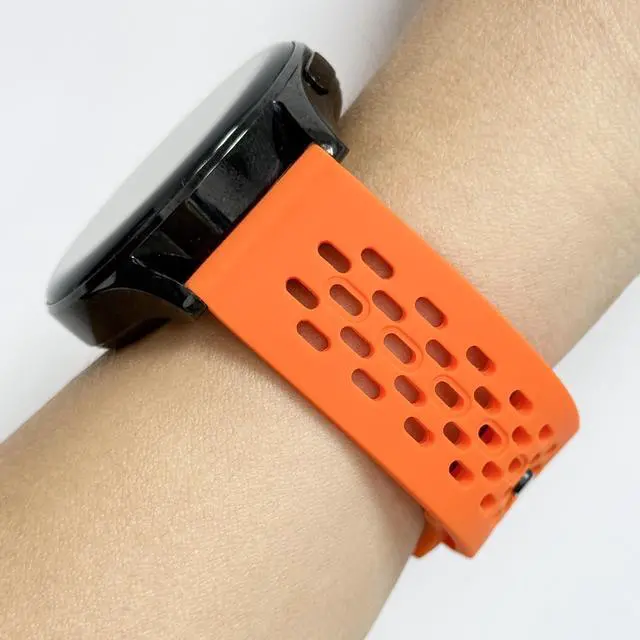 Alt view image 6 of 7 - Suitable for Samsung Watch Ultra 2025 silicone watchband, watch ULTRA ocean double-row buckle watchband