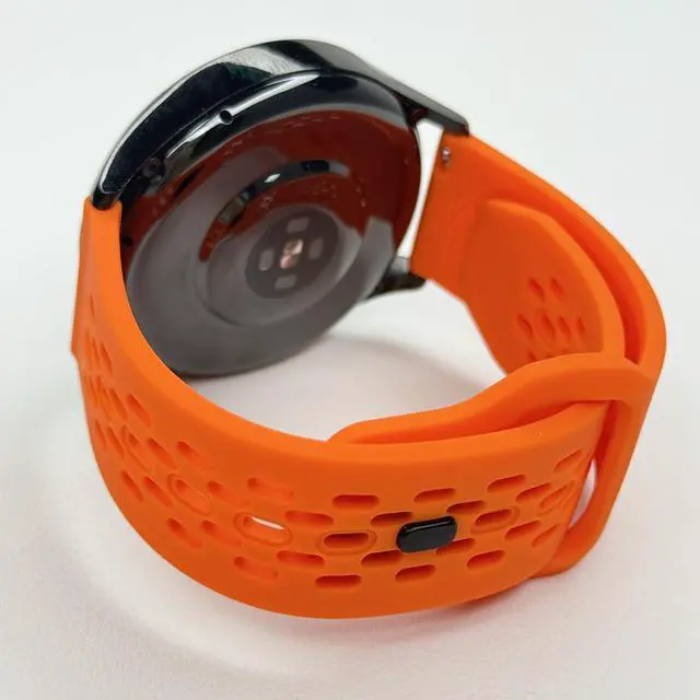 Alt view image 4 of 7 - Suitable for Samsung Watch Ultra 2025 silicone watchband, watch ULTRA ocean double-row buckle watchband