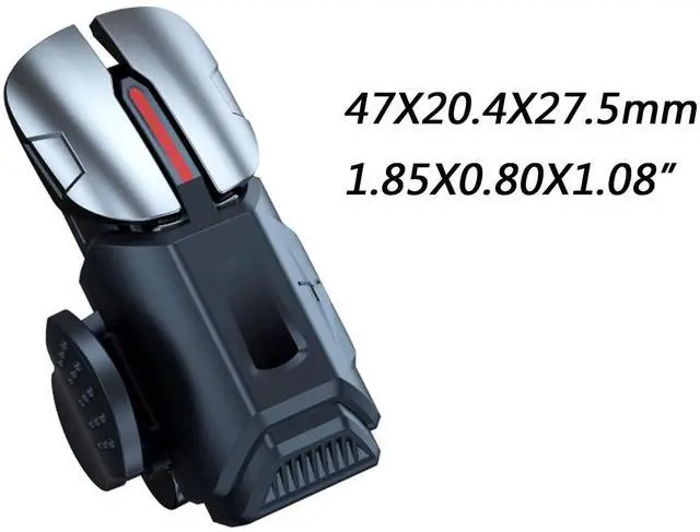 Alt view image 4 of 7 - TIAMKJ Mobile Six-finger Linkage Chicken-eating Artifact Mobile Game Handle Auxiliary Buttons Gamepad Assistance Chicken-eating Game Buttons Buzzers
