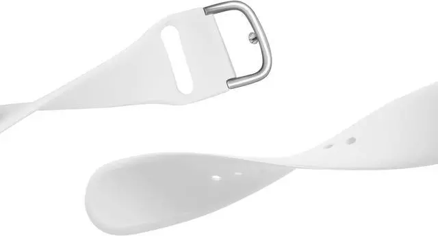 Alt view image 7 of 7 - Suitable for Apple Watch 1/2/3/4/5/6 Generation Model Size 38MM / 40MM / 41MM Universal White Couples Watch Chain 44mm White