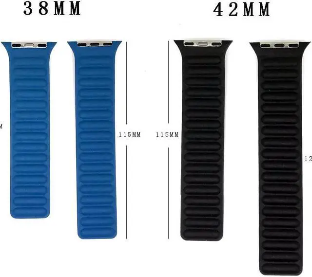 Alt view image 4 of 7 - New Magnetic Rebate Watch Strap for Apple Watch 1/2/3/4/5/6/7 Generation Applicable to Model Size 42 44 45MM/38 40 41MM