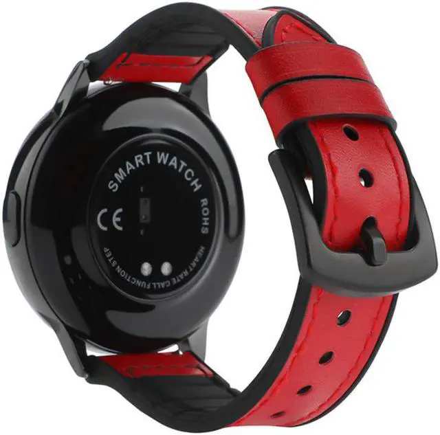 Alt view image 3 of 7 - New Silicone Leather Strap for Samsung Watch Model Size 20MM 22MM Solid Color Bracelet for Men And Women