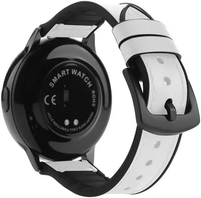 Alt view image 5 of 7 - New Silicone Leather Strap for Samsung Watch Model Size 20MM 22MM Solid Color Bracelet for Men And Women
