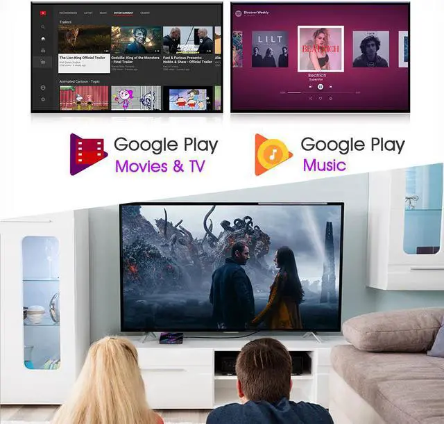 Alt view image 5 of 7 - Smart TV Box Android 11 H96 Max RK3318 4GB  32GB USB3.0 1080P H.265 60fps Google Voice Assitant Youtube 4K Smart TVbox H96MAX