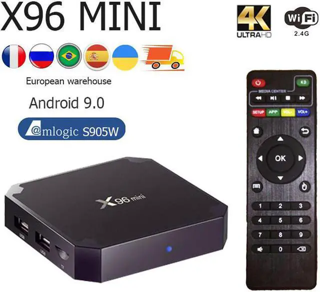 Main image of X96mini new Android 9.0 X96 mini Smart TV BOX S905W Quad Core support 2.4G Wireless WIFI Media Box Set-Top Box 2GB 16GB