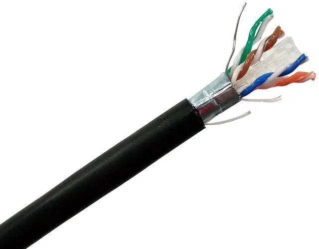 Alt view image 2 of 2 - 300' CAT6 AERIAL SELF SUPPORTING WITH MESSENGER SHIELDED OUTDOOR WATERPROOFRJ45
