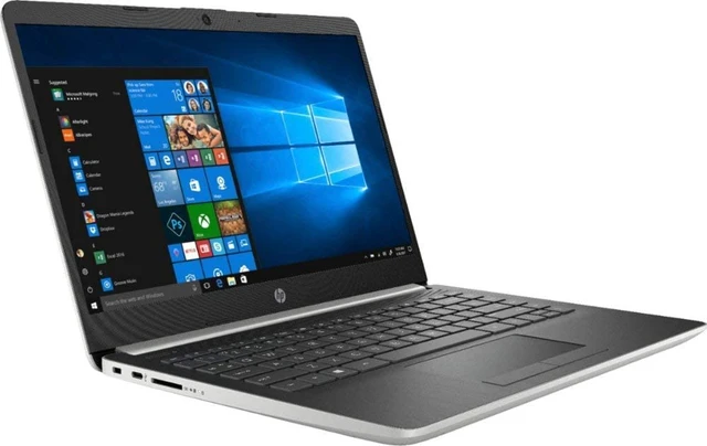Alt view image 4 of 4 - HP Premium 14-inch Micro-Edge Laptop Computer, AMD A9-9425 3.1GHz Processor, 4GB DDR4 RAM, 128GB PCI-e Solid State Drive, USB Type-C, Bluetooth,WiFi, HDMI, Webcam, Windows 10