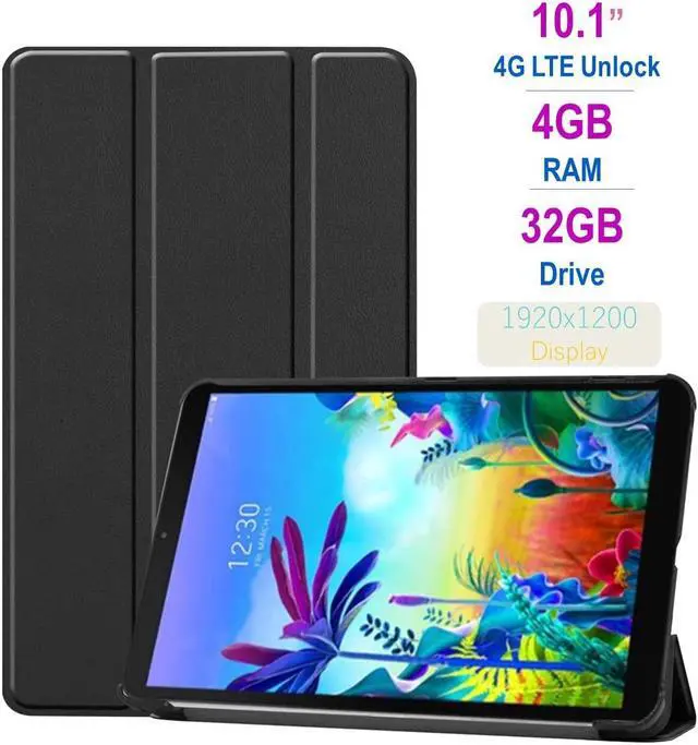 Alt view image 2 of 6 - LG G Pad 5 10.1-inch (1920x1200) 4GB LTE Unlock Tablet, Qualcomm MSM8996 Snapdragon Processor, 4GB RAM, 32GB Storage, Bluetooth, Fingerprint Sensor, Android 9.0 w/Mazery Case