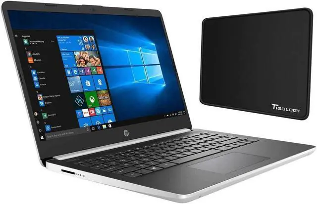 Alt view image 3 of 5 - HP 14-inch FHD IPS Anti-Glare Display Laptop PC, Intel Core i5-1035G1 up to 3.6GHz, 12GB DDR4, 256GB PCIe M.2 SSD, Bluetooth, Backlit Keyboard, HD Webcam, WiFi, Windows 10 w/Tigology Mousepad