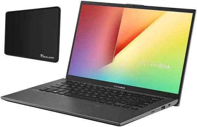 Alt view image 3 of 7 - ASUS VivoBook 14-inch FHD (1920x1080) Laptop PC, AMD Ryzen 7 3700U up to 4.0GHz, 8GB DDR4, 512GB PCIe SSD, Bluetooth, Backlit Keyboard, Fingerprint Reader Windows 10 Home w/Tigology Mousepad