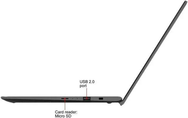 Alt view image 6 of 6 - Newest ASUS VivoBook 14-inch FHD 1080p Laptop PC, AMD Ryzen 7 3700U, 8GB DDR4, 512GB PCIe SSD, Fingerprint Reader, Backlit Keyboard, AMD Radeon RX Vega 10 Graphics, W10 Home w/Mazery Accessories