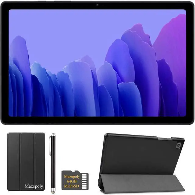 Alt view image 2 of 6 - 2020 Samsung Galaxy Tab A7 10.4’’ (2000x1200) TFT Display Wi-Fi Tablet Bundle, Qualcomm Snapdragon 662, 3GB RAM, Bluetooth, Dolby Atmos Audio, Android 10 OS w/Mazepoly Accessories (32GB, Gray)