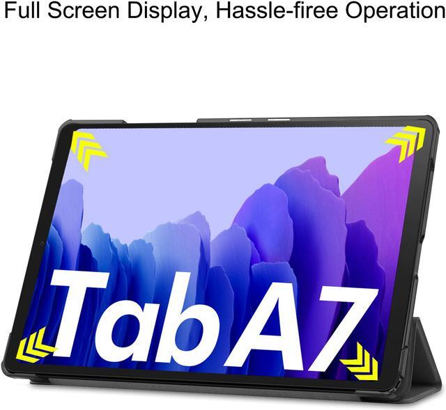 Alt view image 2 of 7 - Mazepoly Samsung Galaxy Tab A7(SM-T500/T505/T507) 10.4 inch 2020 Case, Multi- Viewing Angles, Tri-Fold Stand Smart Case for Samsung Galaxy Tab A7[Auto Wake/Sleep]/Gray