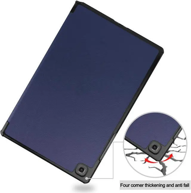 Alt view image 3 of 4 - Mazepoly Galaxy Tab A7 (SM-T500/T505/T507) Accessories Bundle:Samsung Tab A7 10.4 inch Smart Dark Blue Case, 64GB Memory SD Card with adapter and Micro-Fiber Touch Screen Stylus Capacitive Pen