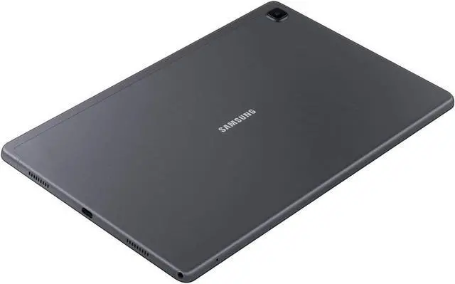 Alt view image 4 of 7 - 2021 Samsung Galaxy Tab A7 10.4''  Inch 64 GB Wi-Fi Android 10 Touchscreen International Tablet (Gray) Bundle – Mazepoly Trifold Hard Shell Case and 64GB Memory Card