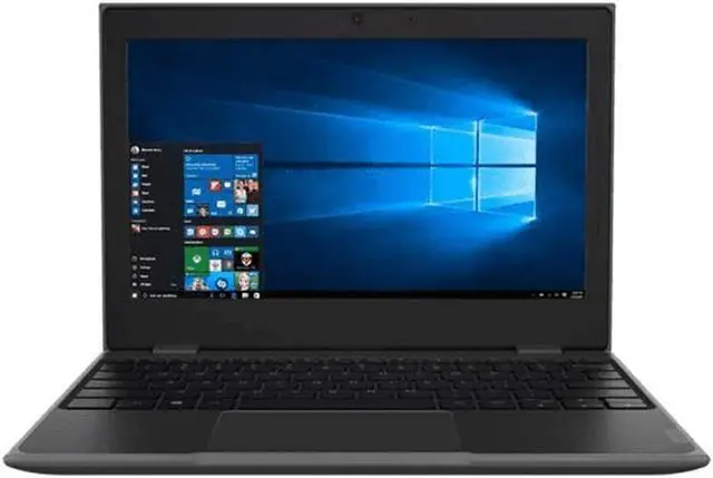 Alt view image 2 of 5 - Newest Lenovo 11.6-inch 100e HD LED Display Laptop PC, Intel Quad Core Celeron N3450 up to 2.2GHz Processor, 4GB DDR4, 128GB SSD, Bluetooth, HDMI, Windows 10 Pro w/ Mazepoly Accessories