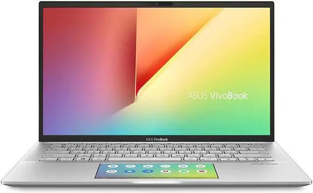 Alt view image 2 of 7 - Asus Vivobook S14 14” FHD 1080p Display Laptop PC, Intel Core i7-8565U Up to 4.6GHz Processor, 8GB RAM, 512GB PCIe NVME SSD, Face Login w/ IR Camera, ScreenPad 2.0, Backlit Keyboard, Windows 10 Home