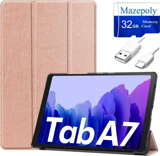 Alt view image 2 of 7 - 2021 Samsung Galaxy Tab A7 10.4'' Inch 32 GB Wi-Fi Android 10 Touchscreen International Tablet (Gray) Bundle with Mazepoly  Accessories