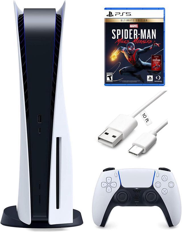 Sony PlayStation 5 Console with Miles Morales Spiderman and Accessories (PS5  Disc Version) 