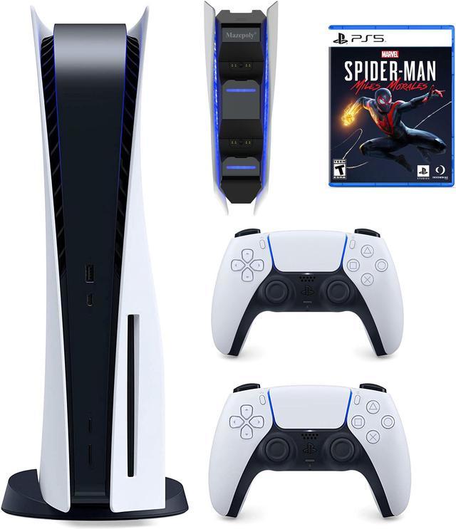 PlayStation 5 Console Marvels Spider-Man 2 Bundle - Includes PS5 Console &  DualSense Controller - 16GB RAM 825GB SSD - Custom Integrated I/O 