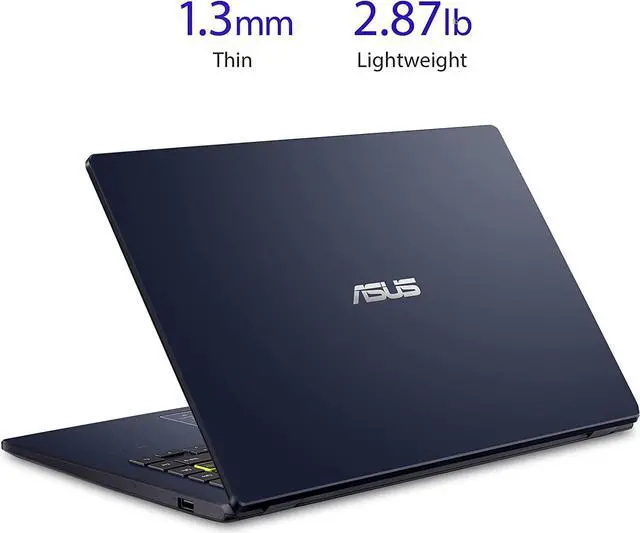 Alt view image 2 of 7 - ASUS 14" FHD PC Laptops, Intel Celeron N4020, 4GB RAM, 128GB, NumberPad, 1 Year Microsoft 365, Windows 11 Home in S Mode, Star Black + Mazepoly Accessories