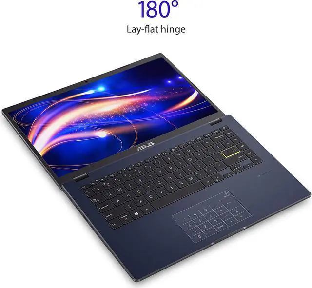 Alt view image 4 of 7 - ASUS 14" FHD PC Laptops, Intel Celeron N4020, 4GB RAM, 128GB, NumberPad, 1 Year Microsoft 365, Windows 11 Home in S Mode, Star Black + Mazepoly Accessories