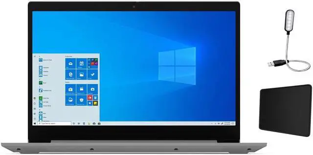 Main image of Lenovo Ideapad 3 14" FHD Laptop, Intel Core i3-1115G4, 12GB RAM, 512GB SSD, Windows 11 in S Mode, Grey + Mazepoly Accessories