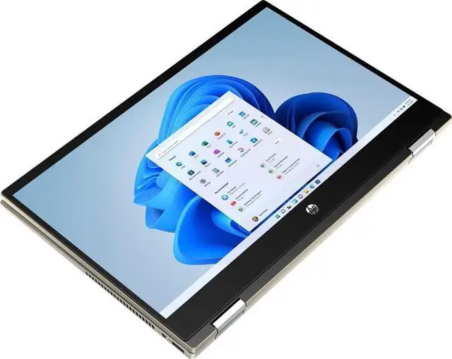 Alt view image 4 of 6 - HP Pavilion X360 2-in-1 14" FHD IPS TouchScreen Laptop Computer, Intel 11th Generation Core i5-1135G7, 12GB Memory, 256GB SSD, Intel Iris Xe Graphics, Windows 11 Home, Warm Gold + Mazepoly Accessories