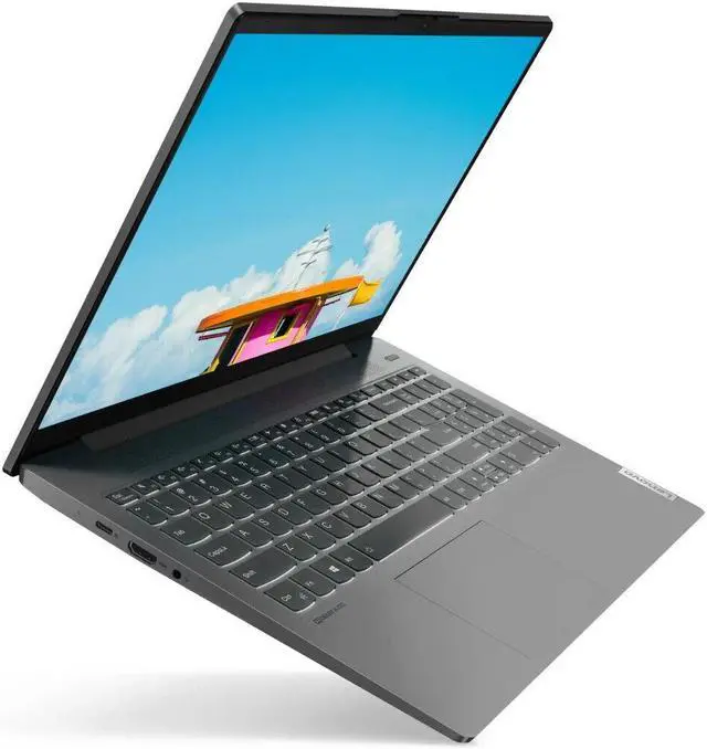 Alt view image 6 of 7 - Lenovo Ideapad 5 14" 1080p Touchscreen Laptop, AMD Ryzen 7 5700U, 1.8GHz, 8GB RAM, 512GB SSD, Backlit Keyboard, 4-in-1 Card Reader, Windows 11Home, Bluetooth, Graphite Grey + Mazepoly Accessories