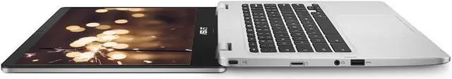 Alt view image 5 of 7 - ASUS C424MA Chromebook, 14" FHD (1920 x 1080) LCD Display, Intel Celeron N4020, 4GB RAM, 64GB eMMC, Chrome OS, Bluetooth, Silver + Mazepoly Accessories