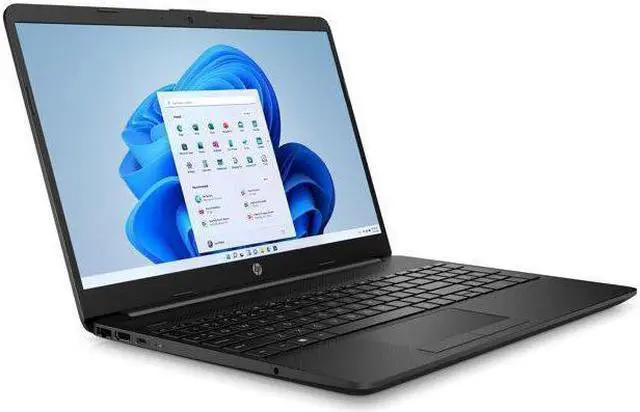 Alt view image 6 of 6 - HP 15.6"" HD Display Laptop, Intel Pentium N5030 Processor, 4GB RAM, 128GB SSD, Media Card Reader, One-year Office 365 Included, Windows 11 Home, Jet Black + Mazepoly Accessories