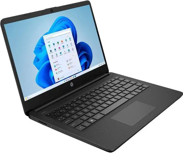 Alt view image 4 of 7 - HP 14" HD (1366 x 768) Display Laptop, Intel Celeron N4120, 1.1GHz, 8GB Memory, 128GB eMMC, Windows 11 Home in S Mode, One Year Office 365 Included, Jet Black + Mazepoly Accessories