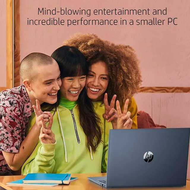 Alt view image 6 of 6 - HP Pavilion 15.6" FHD (1920 x 1080) Laptop, AMD Ryzen 5-5500U, 12GB RAM, 512GB SSD, Horizon Blue, Bluetooth, Webcam, Wi-Fi, AMD Radeon Graphics, Windows 11 Home + Mazepoly Accessories