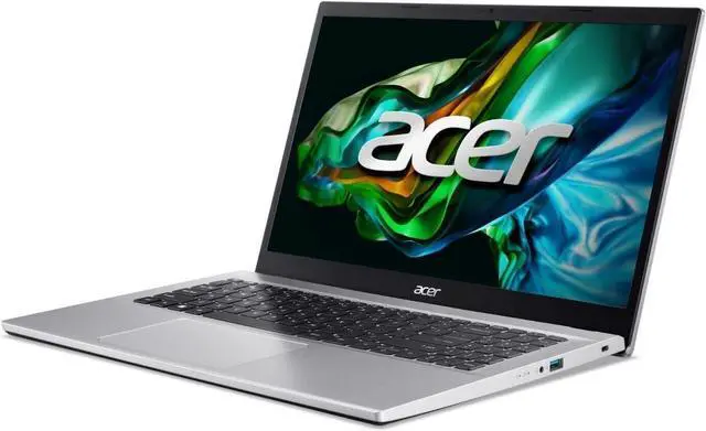 Alt view image 3 of 5 - Acer Aspire 3 15 Laptop, 15.6'' FHD (1920 x 1080) Display, AMD Ryzen 7 5700U Processor, 16GB RAM, 2TB SSD, Wi-Fi 6, Bluetooth, AMD Radeon Graphics, Windows 11 Home, Silver + Mazepoly Accessories