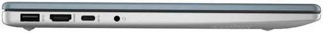 Alt view image 5 of 7 - HP 14 inch HD Laptop, Intel Core i3-N305 Processor, 16GB DDR4 RAM, 512GB SSD, Windows 11 Home, Wi-FI 6, Bluetooth, Moonlight Blue with Mazepoly Accessories