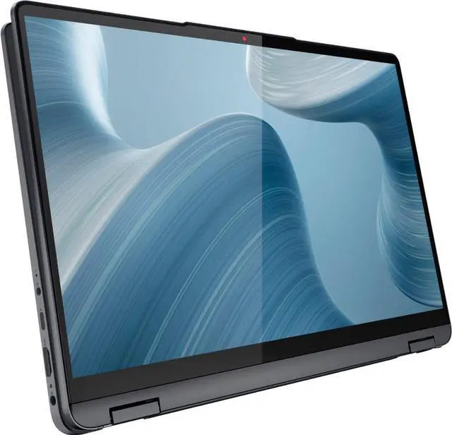 Alt view image 5 of 7 - Lenovo IdeaPad Flex 5 2-in-1 Laptop, 14 inch WUXGA Multi-Touch Display, Intel Core i3-1215U, 8GB RAM, 512GB SSD, Fingerprint Reader, Backlit KB, Windows 11 Home in S Mode, Storm Grey with Accessories