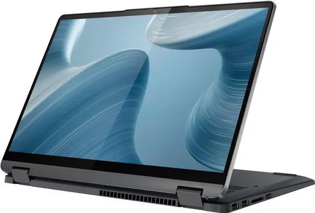 Alt view image 6 of 7 - Lenovo IdeaPad Flex 5 2-in-1 Laptop, 14 inch WUXGA Multi-Touch Display, Intel Core i3-1215U, 8GB RAM, 512GB SSD, Fingerprint Reader, Backlit KB, Windows 11 Home in S Mode, Storm Grey with Accessories