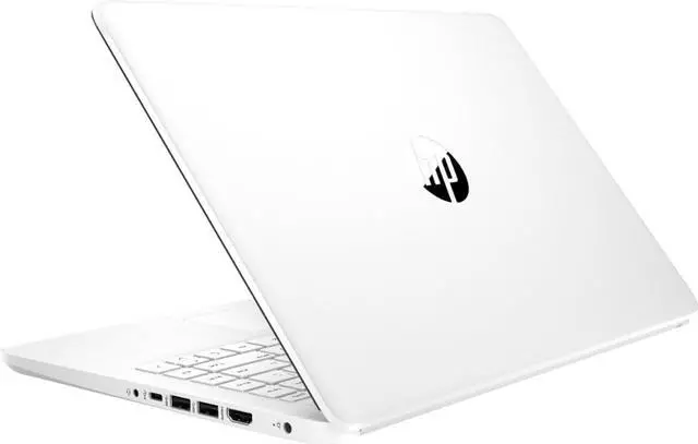 Alt view image 5 of 5 - HP 14" HD Business Laptop, Intel Celeron N4500, 16GB DDR4 RAM, 64GB eMMC + 1TB SSD, Copilot AI, Win11 Home in S Mode, 1 Year Office 365 included, Snowflake White + Mazepoly Accessories